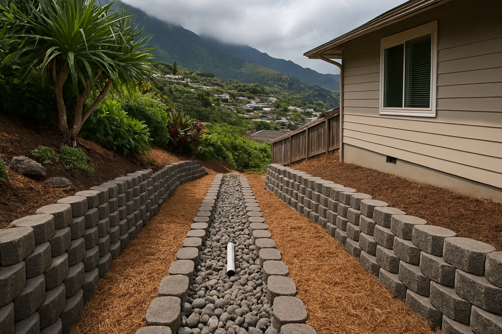 Professional Drainage Solutions and Erosion Control for Sloped Honolulu Yards