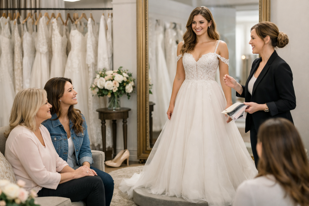 What to Expect at Your First Wedding Dress Appointment